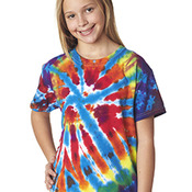 Youth Rainbow Cut Spiral T-Shirt